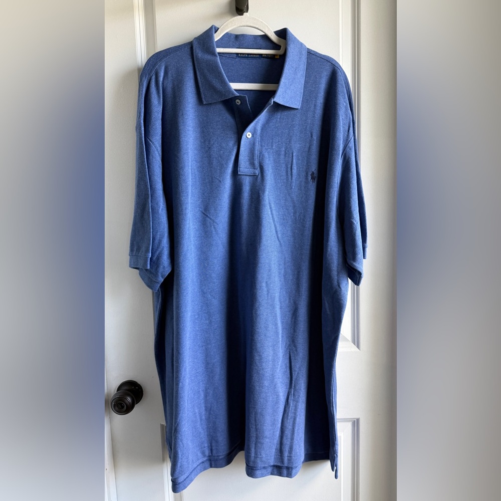 Mens Polo Ralph Lauren The Iconic Mesh Polo Shirt- 3XLT